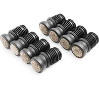 Design61 - Set di 8 feltrini per sedie con diametro interno di 13,5 - 14 mm, in feltro, per proteggere il pavimento