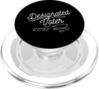 Designated Voter Democracy Voting Gift For Registered Voters PopSockets PopGrip per MagSafe
