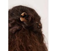 DesignB London - Forcina per capelli alla francese tartarugata-Marrone No Size