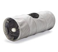 Designed by Lotte Gatto tunnel Cylla, giocattolo per gatti, grigio, 65 x 25 x 25 cm