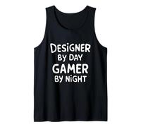 Designer by Day Gamer by Night Canotta