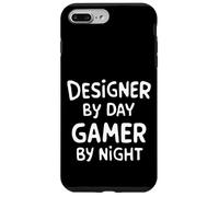 Designer by Day Gamer by Night Custodia per iPhone 7 Plus/8 Plus