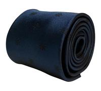 Designer Cravatta da Uomo Blu Scuro Nero Ragnatela Halloween Da Frederick Thomas