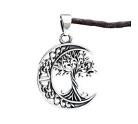 Designer creativo Pendente Viking Moon Tree of Life Celtic Knot Look per uomini