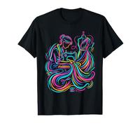 Designer di Cucito e di Moda Cucibudella Retrowave Maglietta con Stampa Grafica Economica