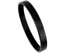 Designer fatto a mano antico greco meandro gioielli vita chiave greca modello braccialetto eternità infinito successo braccialetti per le donne nero geometrico braccialetto regalo per le donne