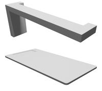 Designer Toilet Paper Roll Holder - Modern Bathroom Storage Wall Mount Tissue