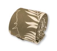 Designer Verde Cachi Uomo Cotone Cravatta Natura Palm Foglia Da Frederick Thomas