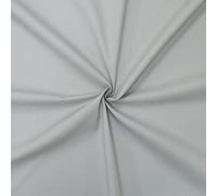designers-factory - Tessuto 100% cotone popeline - Venduto al pezzo - Stoffe di cotone tinta unita - stoffa al metro 100% cotone (1m x 1m46 - Grigio chiaro)