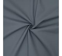 designers-factory - Tessuto 100% cotone popeline - Venduto al pezzo - Stoffe di cotone tinta unita - stoffa al metro 100% cotone (3m x 1m46 - Grigio antracite)