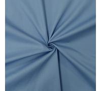 designers-factory - Tessuto 100% cotone popeline - Venduto al pezzo - Stoffe di cotone tinta unita - stoffa al metro 100% cotone (3m x 1m46 - Blu indaco)