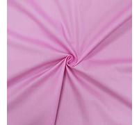 designers-factory - Tessuto 100% cotone popeline - Venduto al pezzo - Stoffe di cotone tinta unita - stoffa al metro 100% cotone (1m x 1m46 - Rosa candito)