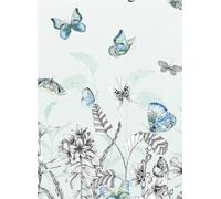 Designers Guild Carta da parati panoramica Papillons - Eau De Nil