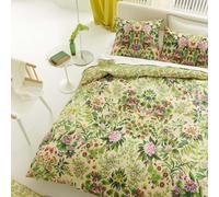 Designers Guild Copripiumino stampato in percalle di cotone, Ikebana Damask, 260 x 240 cm