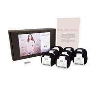 Designette Danimarca, 50 g/mq, 127 m, 350 g/100 Mini Designette Cottonette Percent Cotone Egiziano Mercerizzato Lady Sybil-Camicetta -Kit per Lavoro a Maglia, Colore: Blu Baby 2_Parent Nero 7