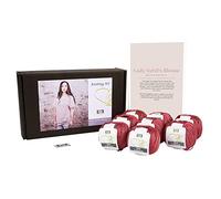 Designette Danimarca, 50 g/mq, 127 m 400 g, 100/Designette Mini Cottonette Percent cotone egiziano mercerizzato Lady Sybil-Camicetta "-Kit per lavoro a maglia, colore: blu Baby 2_parent Old Dusty Rose 975