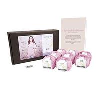 Designette Danimarca, 50 g/mq, 127 XS Designette m 250 g/100 Mini Cottonette Percent cotone egiziano mercerizzato Lady Sybil-Camicetta "-Kit per lavoro a maglia, colore: blu Baby 2_parent Pastel Purple 930