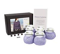 DesignEtte Extra-Small 100 per Cento Cotone Egiziano Maglia Kit Lanterne Cinesi, Rosso-Chiaro 339