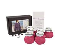 DesignEtte Media 100 per Cento Cotone Egiziano Kit Knitting Lanterne Cinesi, Rose