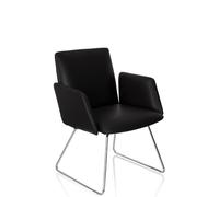 DESIGNIA V - Sedia imbottita Nero