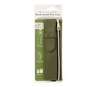 DESIGNPHIL 41822006 Astuccio per penne, custodia per penna a fascia, per cachi B6-A5, kak, moderno, Khak, Moderna