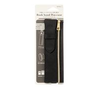 DESIGNPHIL Midori 41821006 Pen Case, Book Band Pen Case, Black A, For B6-A5, bla