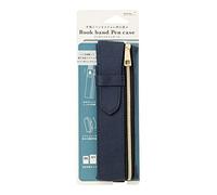 DESIGNPHIL Midori 41823006 - Custodia per penna con cinturino a libro, blu navy, per B6 - A5