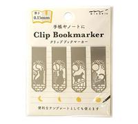 DESIGNPHIL MIDORI Segnalibro Clip Book Marker Modello Gatto e Luna A 43404006