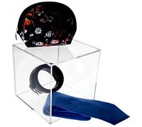 DesignPlex Cubo espositore in plexiglass trasparente - Misura: 30x30x H30 cm