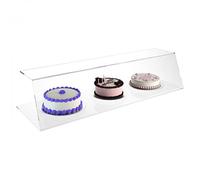 DesignPlex Parafiato in plexiglass trasparente per alimenti - Misura: 90x30x H20 cm
