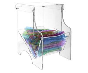 DesignPlex Porta palette e portacaramelle confezionate in plexiglass trasparente - Misure: 11.5 x 20 x H21 cm