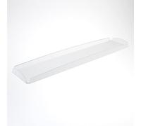 DesignPlex Vassoio in plexiglass satinato. Misure interne: L 50 x P 10 x H 2 cm