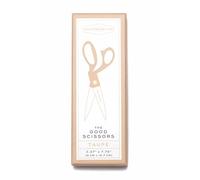 DesignWorks Ink The Good Scissors - Forbici in acciaio INOX, 19,7 cm, con manico color tortora e lame dorate