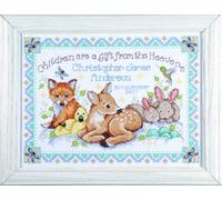 Tobin - Kit Punto Croce di Ricamo a Punto Croce con Piccoli Animali del Bosco, Multicolore