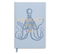 Designworks Ink Vintage Sass JB86-1093EU JB86-1093EU - Taccuino con copertina rigida, motivo: Embrace The Day, 14,6 x 21,6 cm, 240 pagine a righe, inchiostro a base di soia.