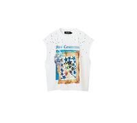 Desigual White Cotton Women Top - L