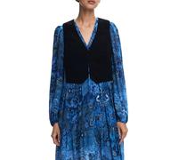 Desigual - Abito Chaleco - - Dresses - Donna - Blu - XL