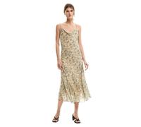 Desigual, ,Dresses ,Donna ,Beige ,S Abito Lungo con Stampa