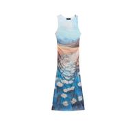 Desigual Abito beige chiaro / blu cielo / blu scuro / arancione Donna Desigual 40