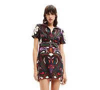 Desigual Abito Casual da Donna, Nero, L