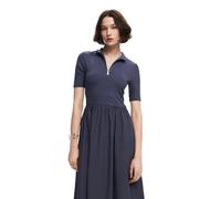 Desigual Abito da Donna a Maniche Corte NAN, Nero, S