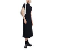 Desigual Abito da Donna a Maniche Corte NAN, Nero, S