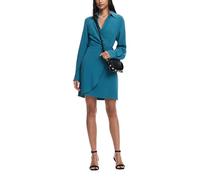 Desigual Abito da Donna a Maniche Lunghe Vestito, Blu, S