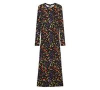 Desigual Abito da Donna a Maniche Lunghe NAN, Nero, XL