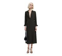 Desigual Abito da Donna a Maniche Lunghe NAN, Verde, S