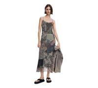 Desigual Abito da Donna in Maglia, Bianco, M