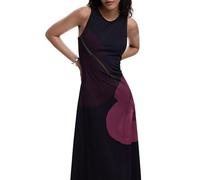 Desigual Abito Senza Maniche della Collezione Donna, Nero, XS