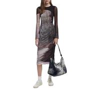 Desigual Brown Polyester Dress - L
