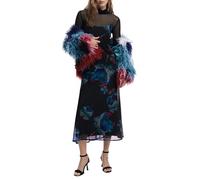 Desigual Black Polyester Women Dress - L