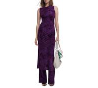 Desigual Purple Polyester Women Dress - S